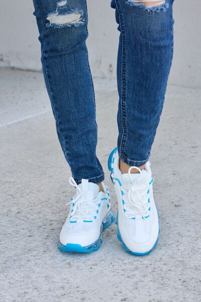 Lace-Up Air-Cushioned Athletic Shoes